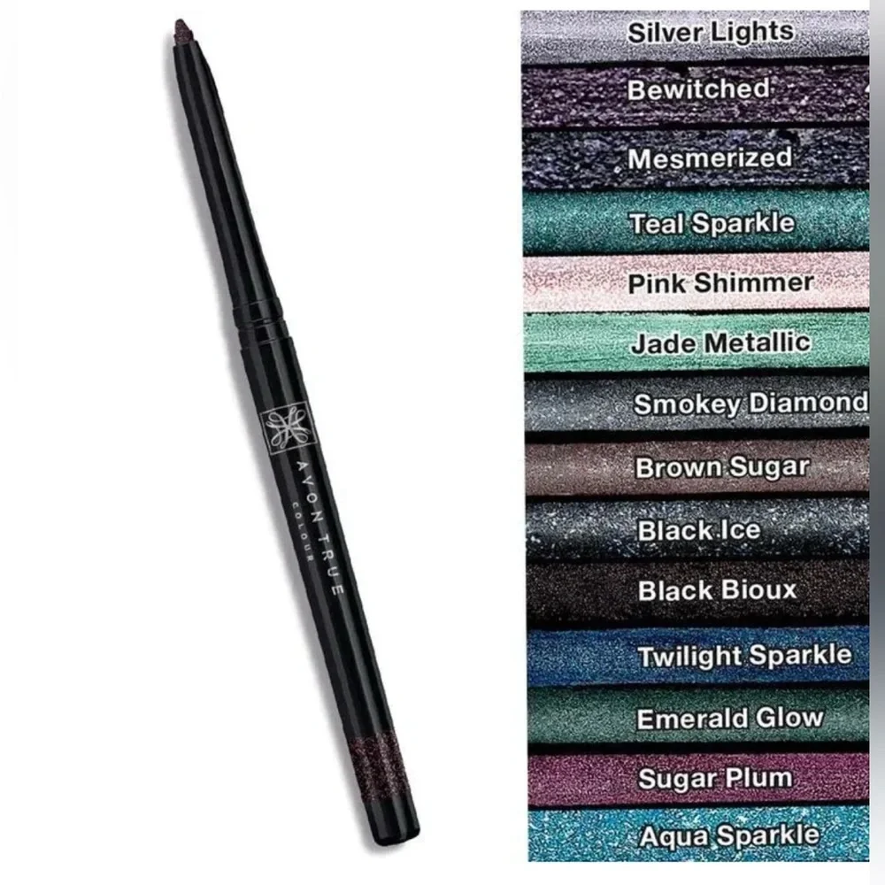 Avon Glimmersticks Diamonds Eye Liner Emerald Glow Old Packaging